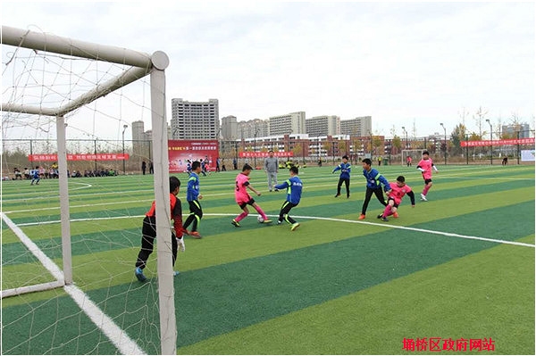汴河街道汴河之星首届少儿校园足球联赛鸣锣