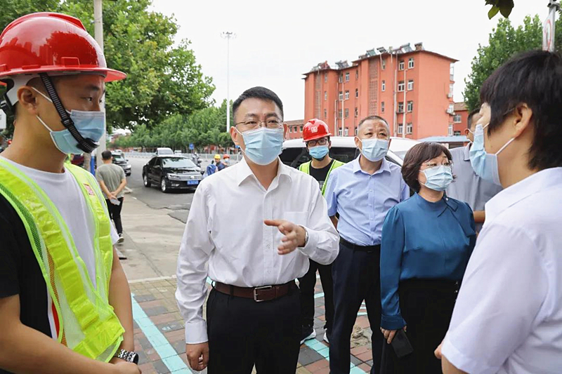 杨松涛调研文明创建工作