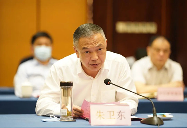 朱卫东在致辞中表示,近年来,埇桥区始终坚持城乡一体,项目为王,真抓